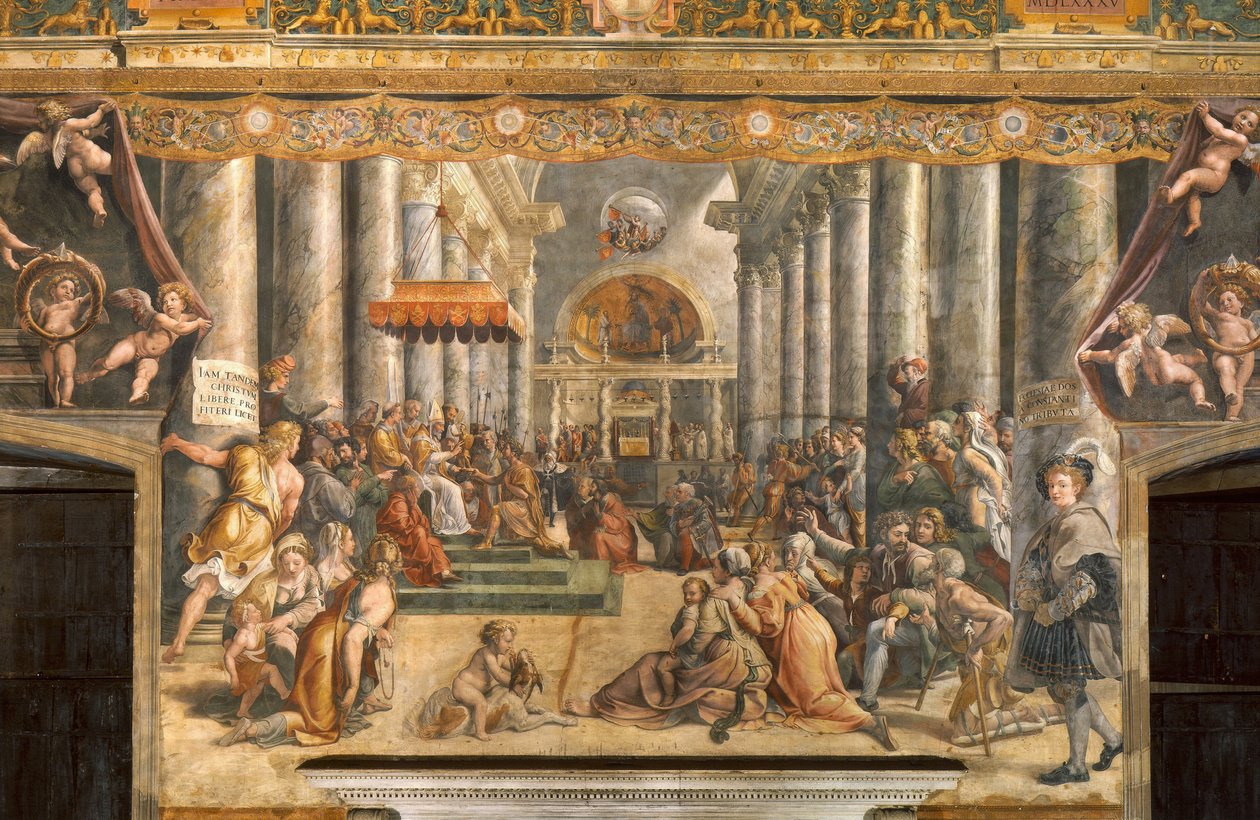 La Donation de Rome - School of Raphael