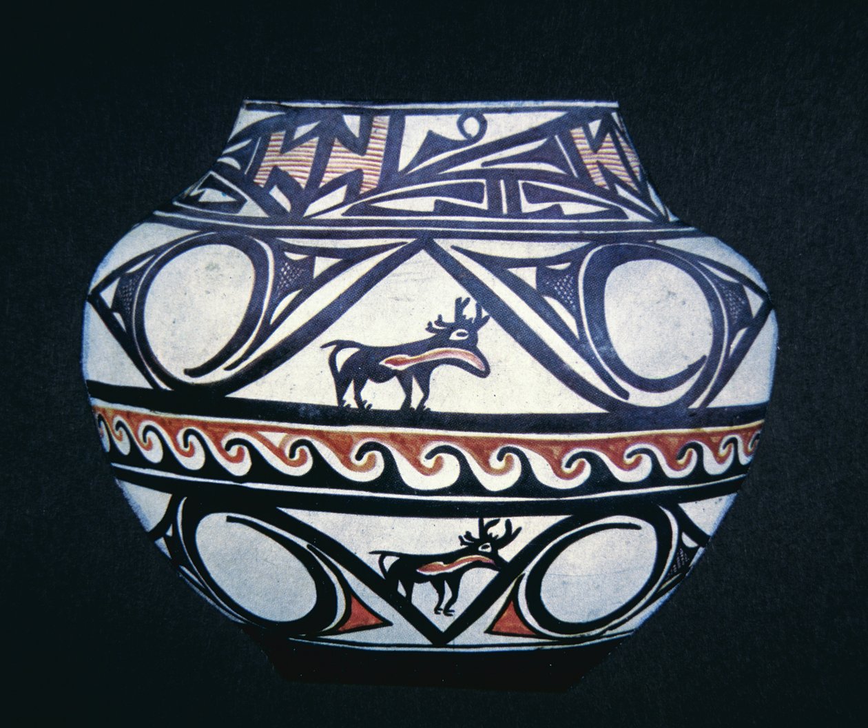 Pot à eau, culture Pueblo - School American