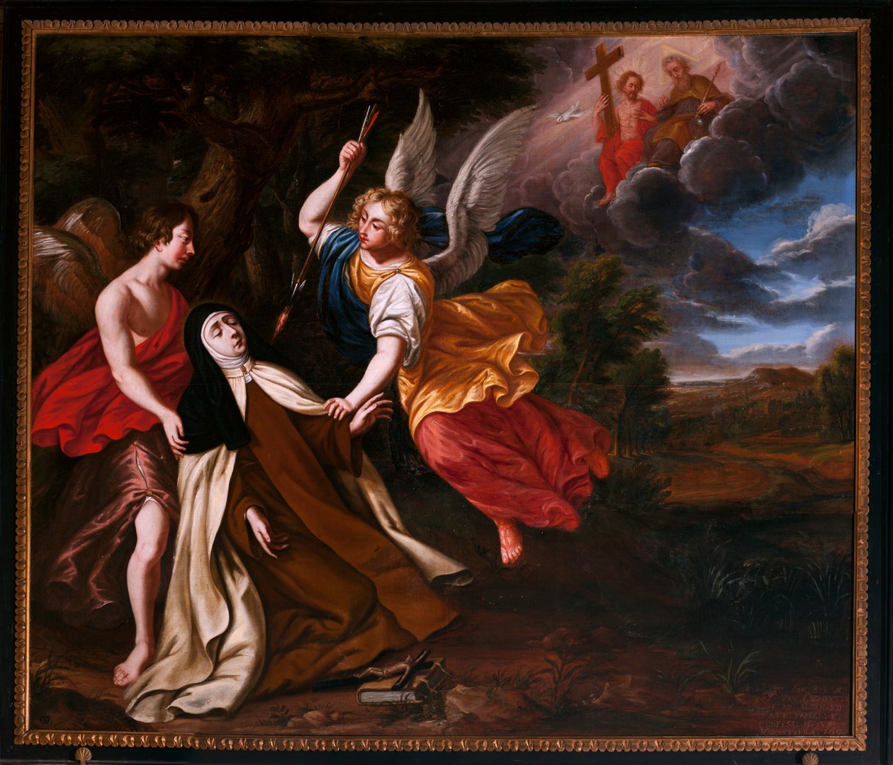 Extase de Sainte Thérèse. 1692 - School Belgian