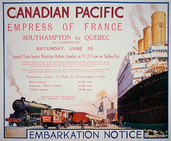 Affiche du Canadian Pacific 