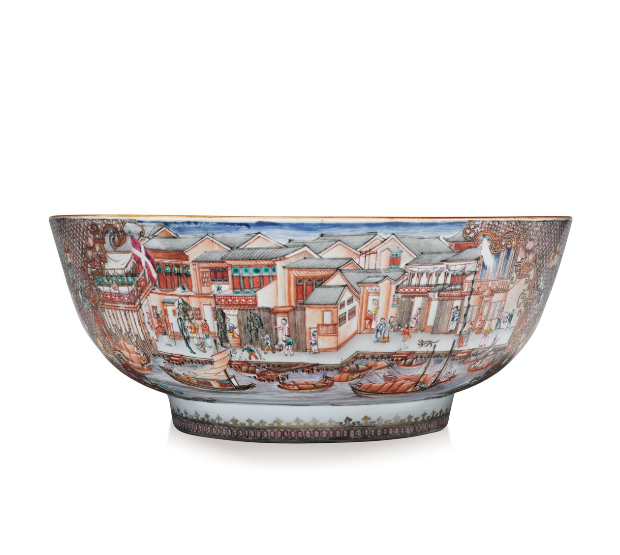 Grand bol Hong, vers 1785 - School Chinese