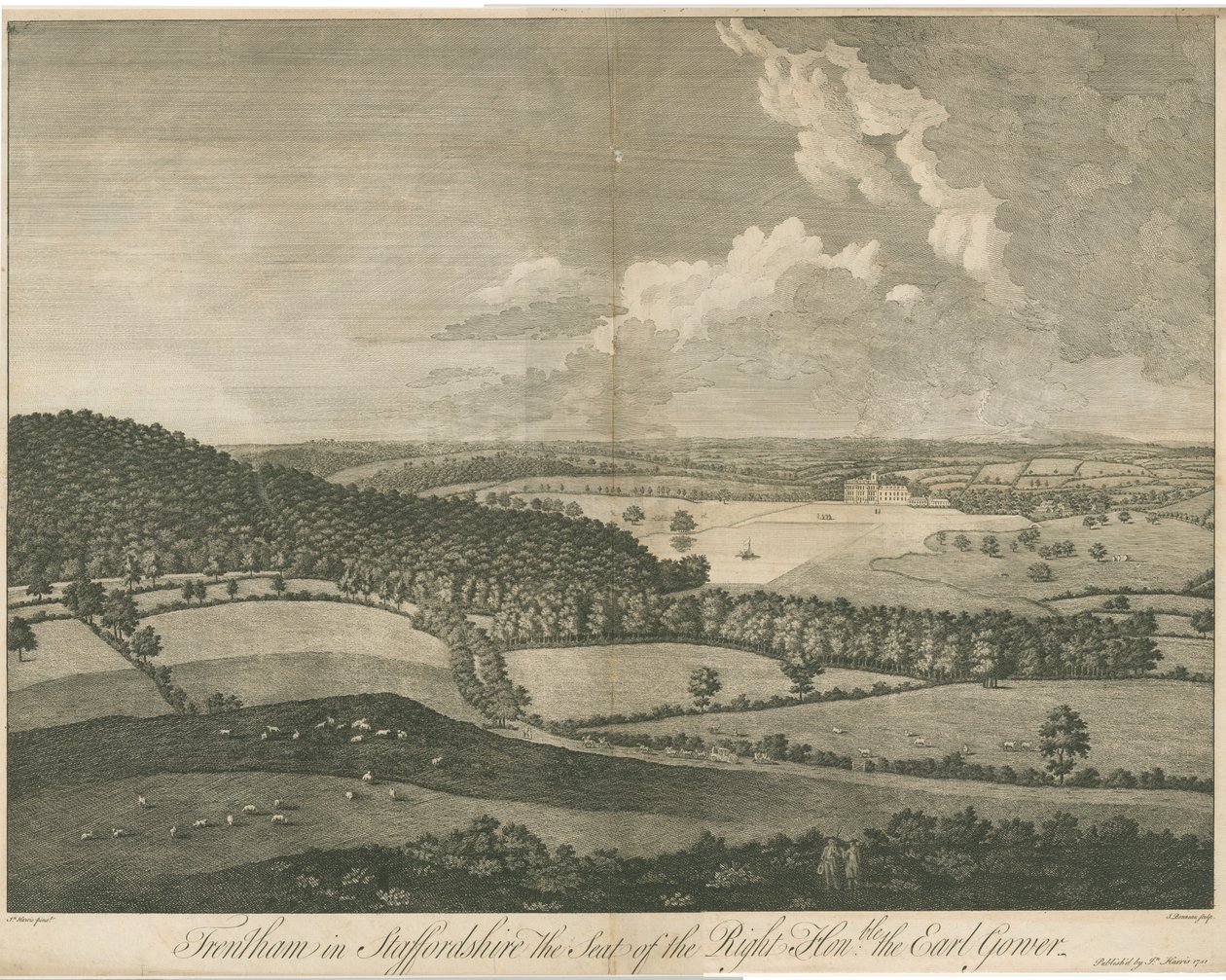 Trentham Hall (gravure) - School English