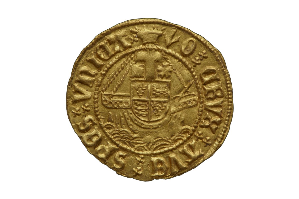 Pièce de monnaie Tudor du trésor d