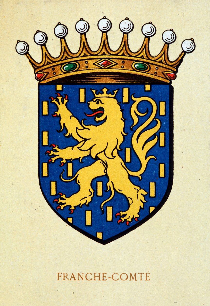 Blason de la Franche-Comté. - School French