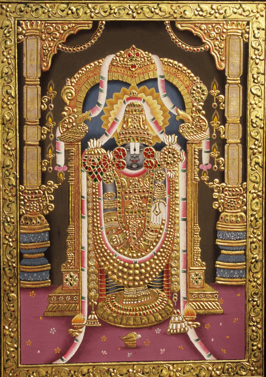 Tirupati Balaji, embossé d