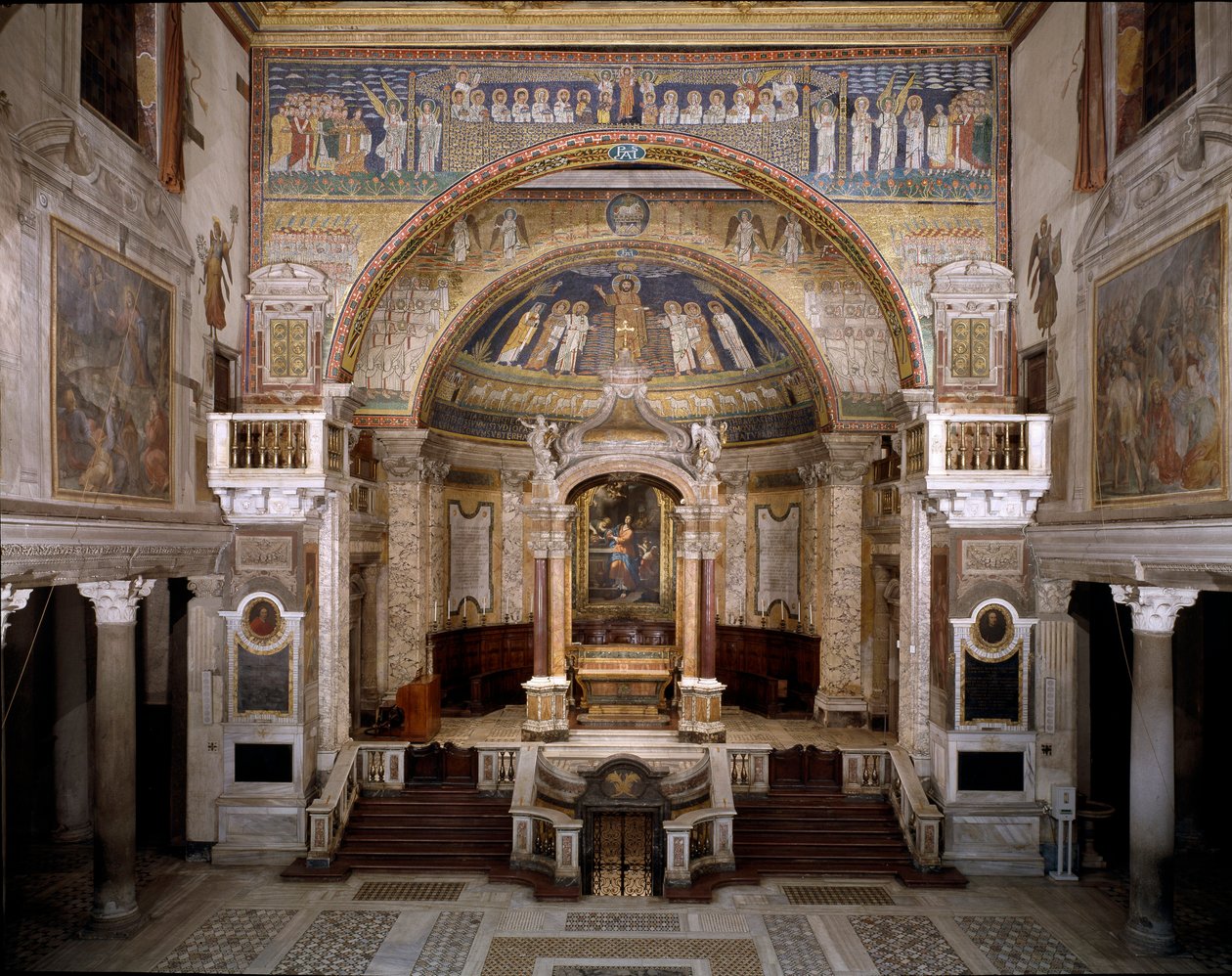 Vue intérieure de la basilique - School Italian