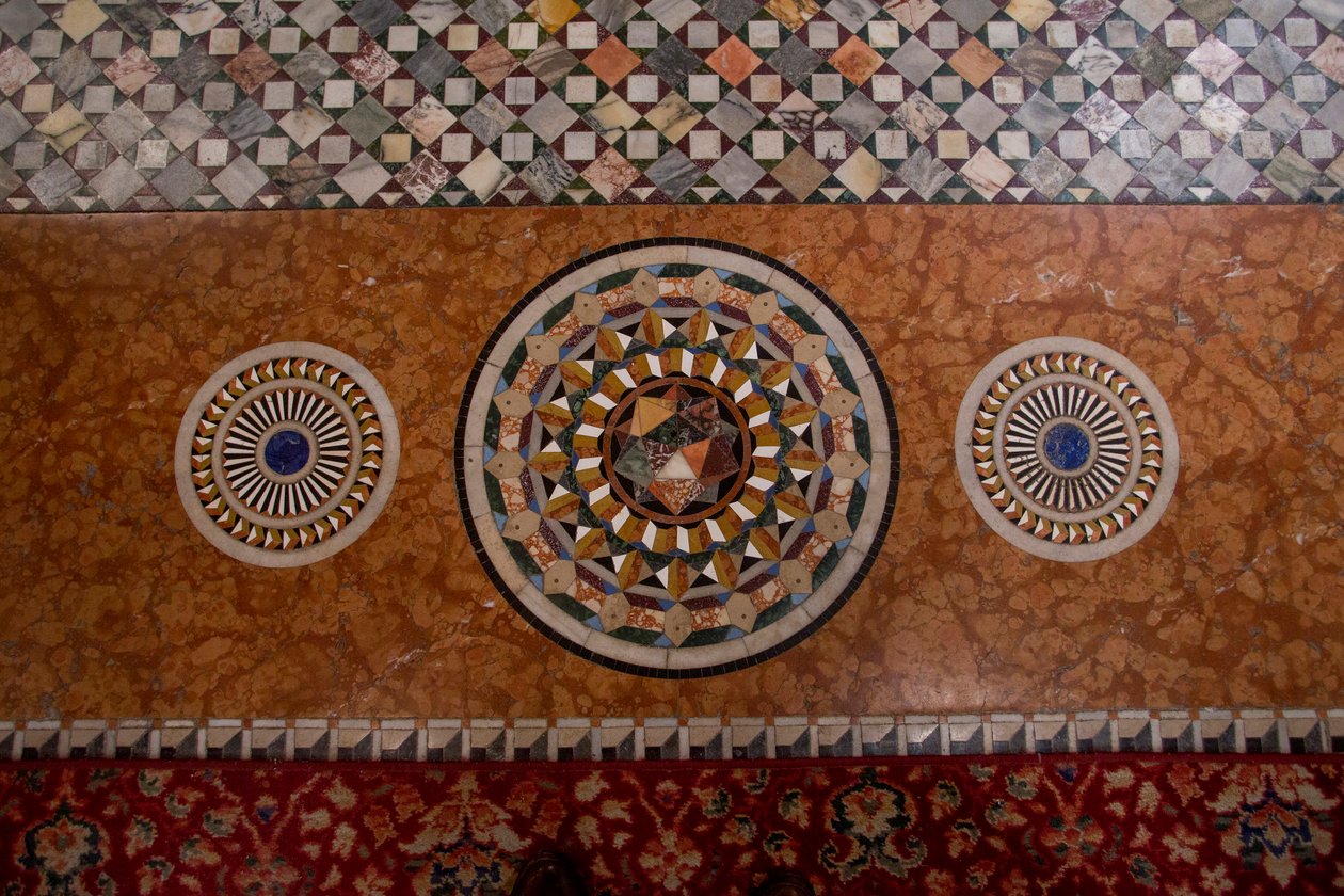 Basilique Saint-Marc, église, pavement (mosaïque) - School Italian