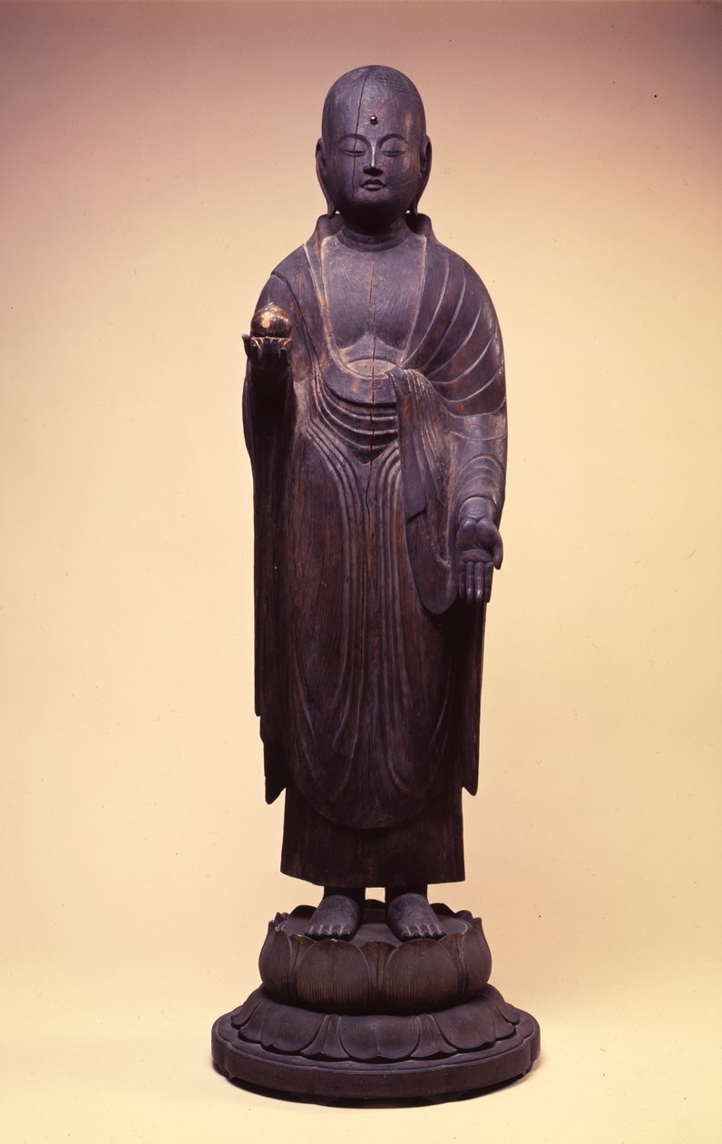 Jizo Bosatsu, fin période Heian / Fujiwara - Japanese School