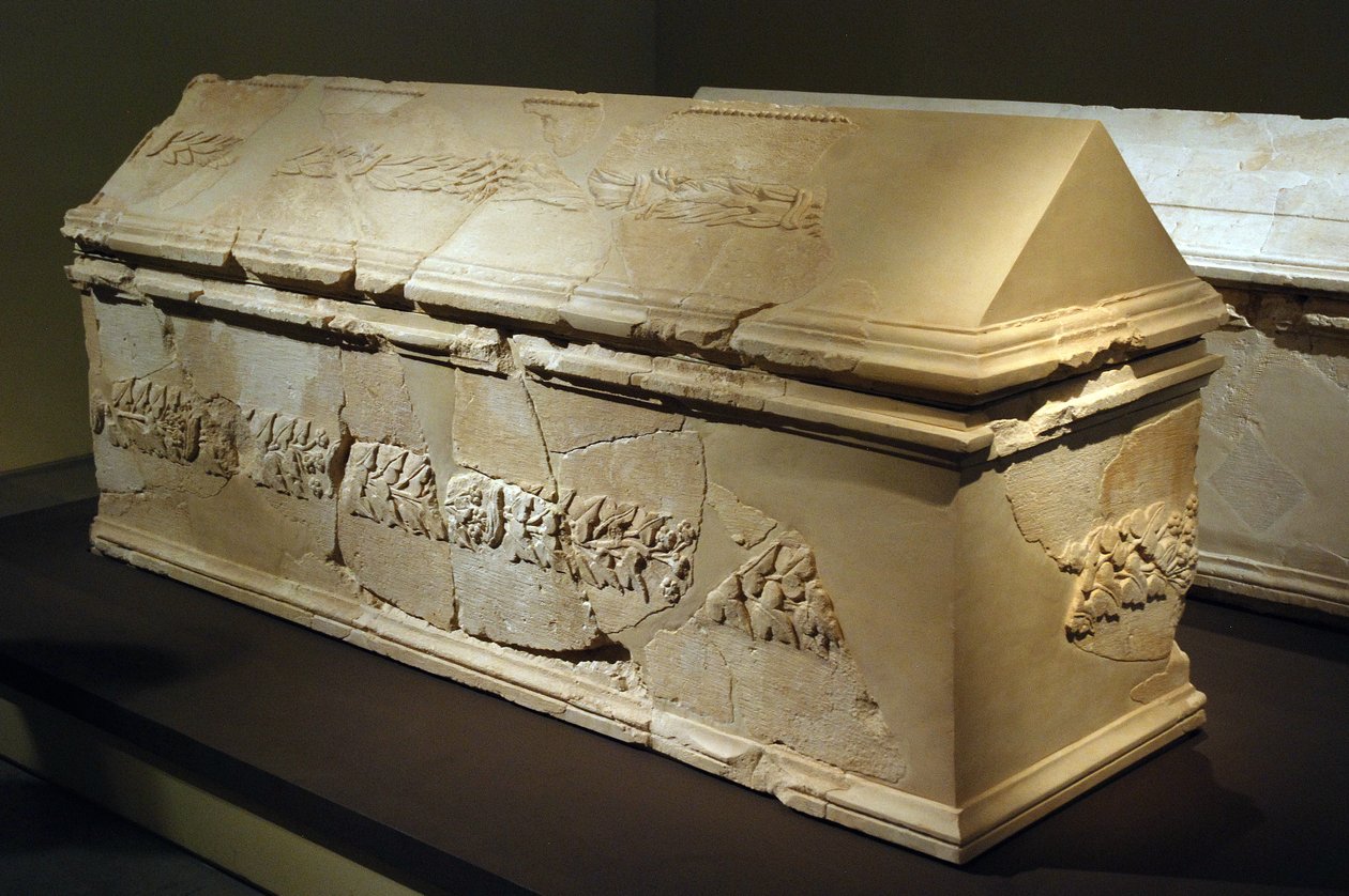 Sarcophage, Hérode (grès) - School Levantine