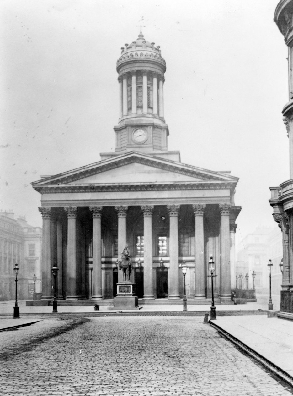 Royal Exchange Square, Glasgow, c.1895 - Scottish Photographer