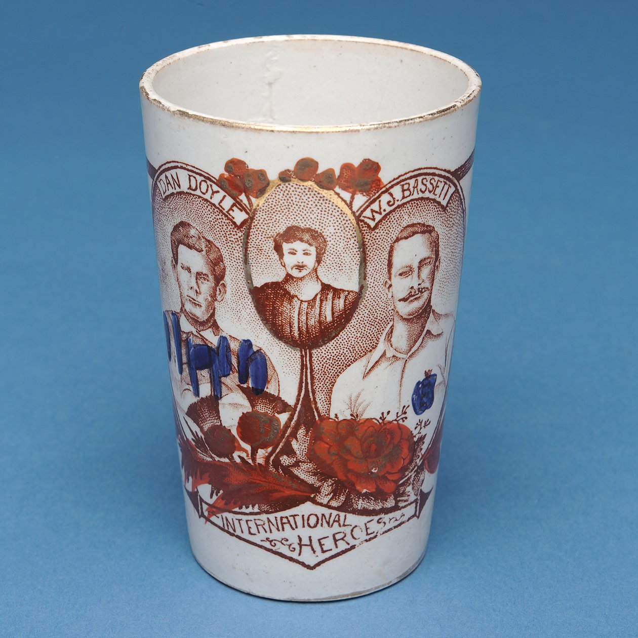 Chope souvenir Angleterre contre Écosse (céramique) - Scottish School