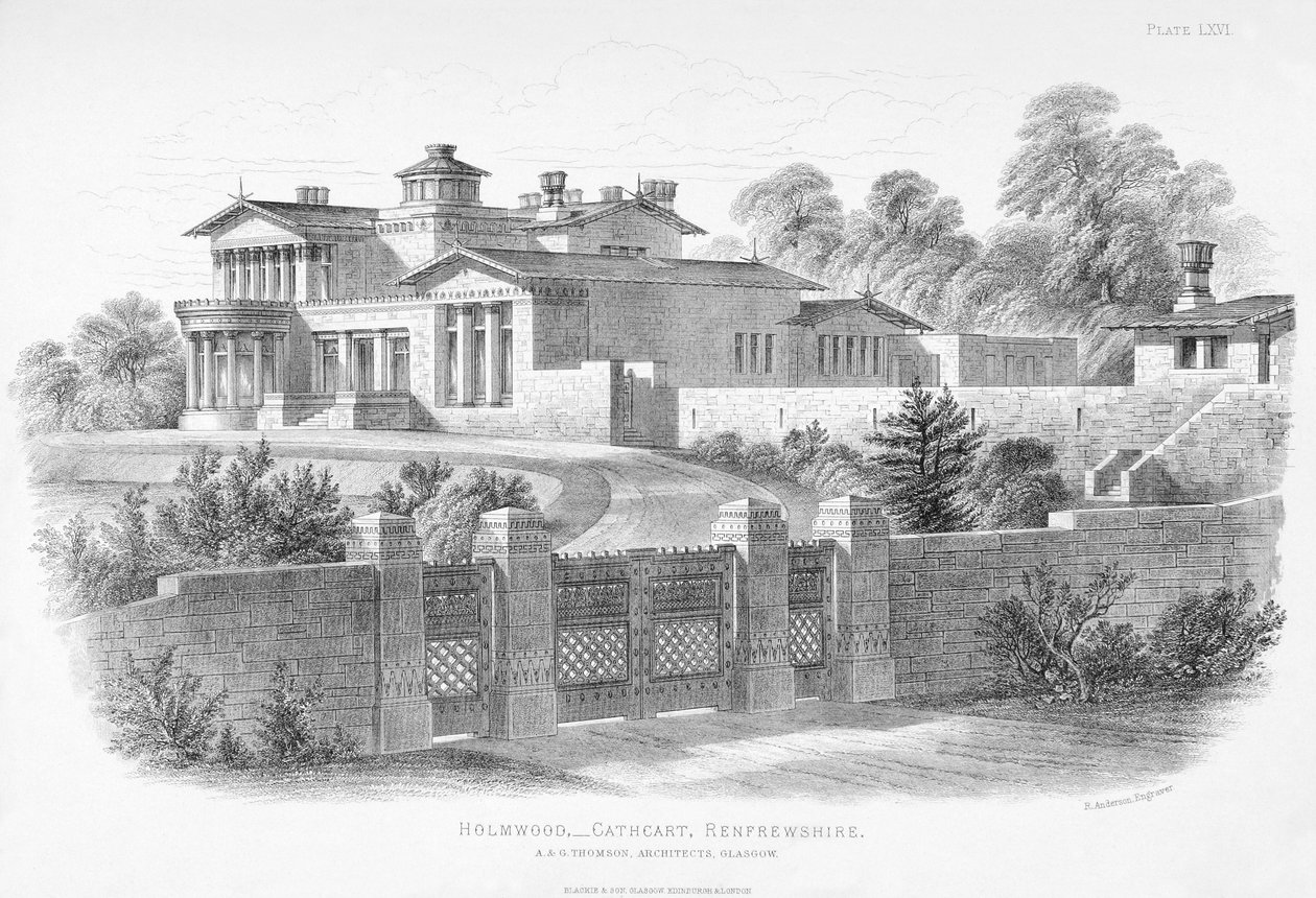 Vue extérieure de Holmwood, Glasgow - Scottish School
