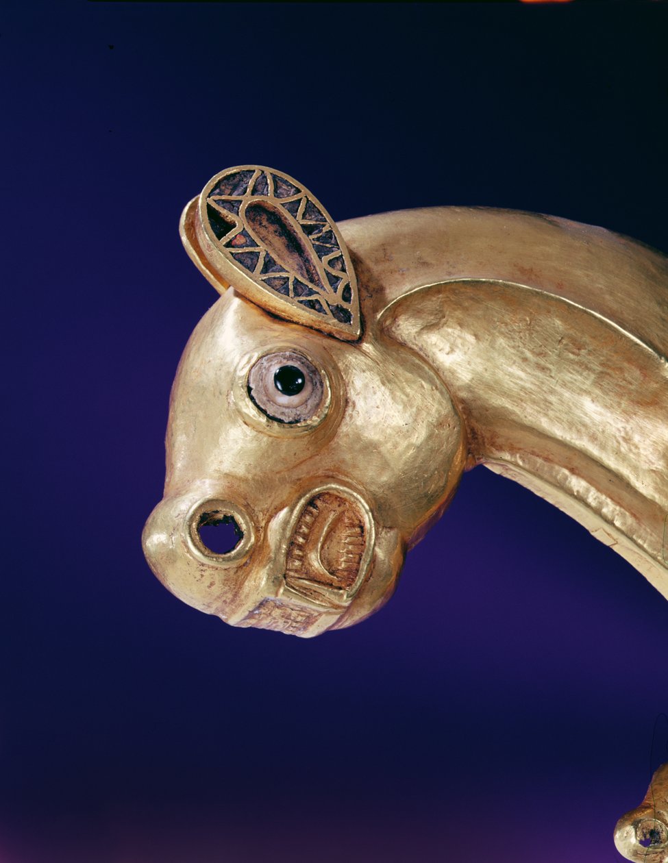 Emblème de bouclier en forme de panthère (détail) - Scythian