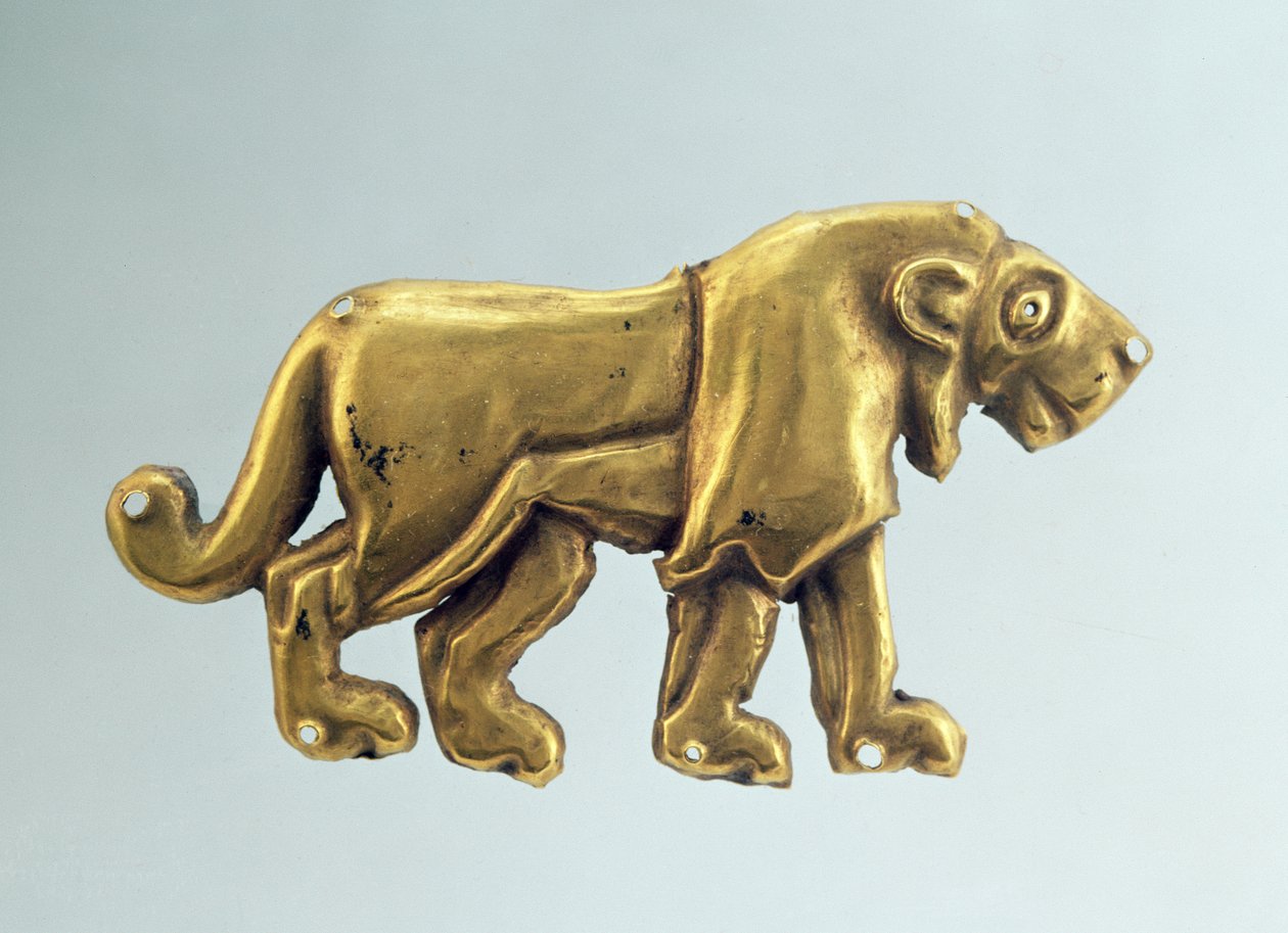 Lion marchant, ornement d