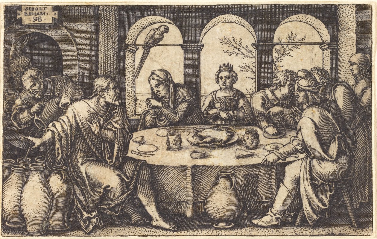 Les Noces de Cana - Sebald Beham