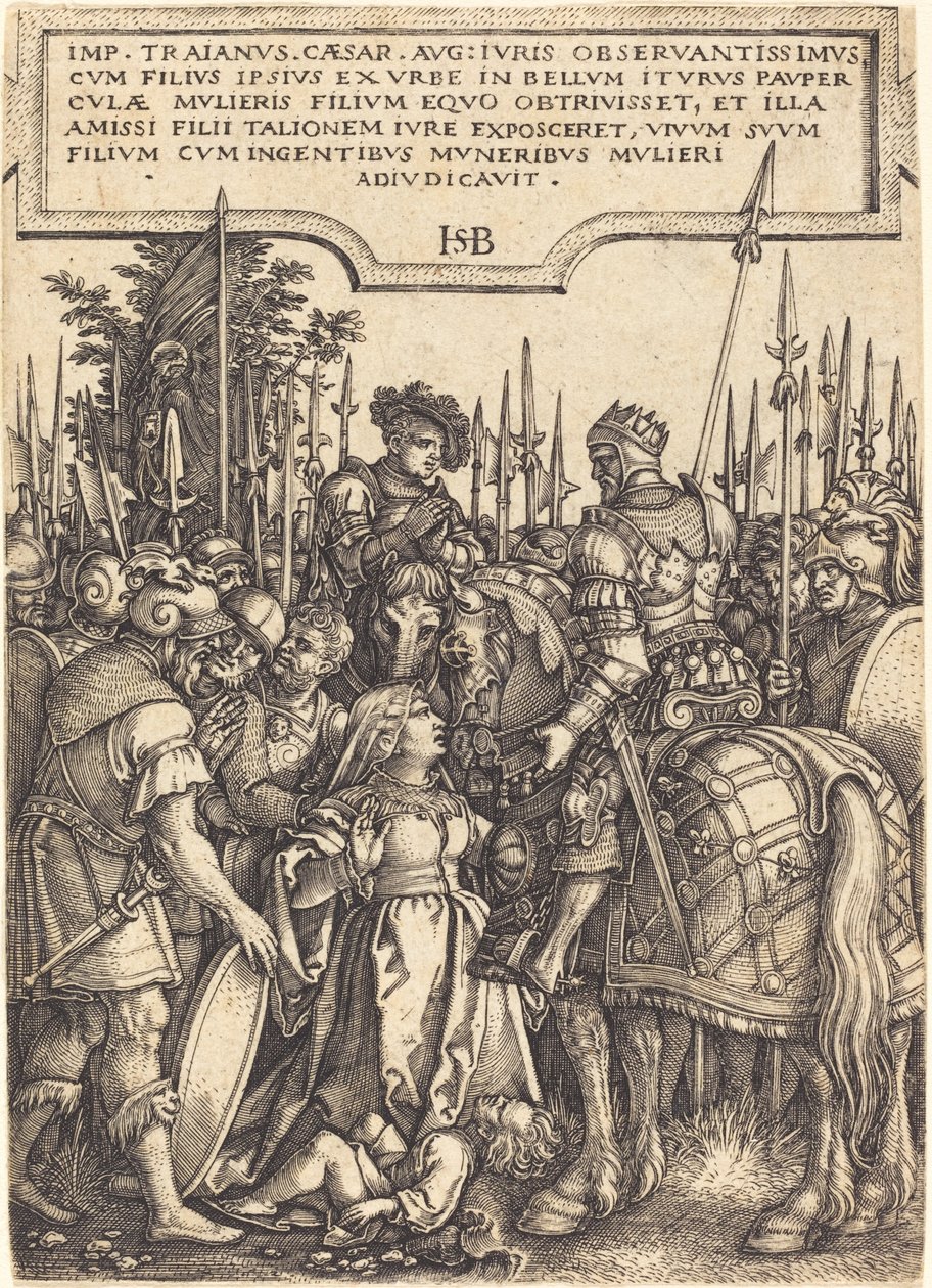 La Justice de Trajan - Sebald Beham