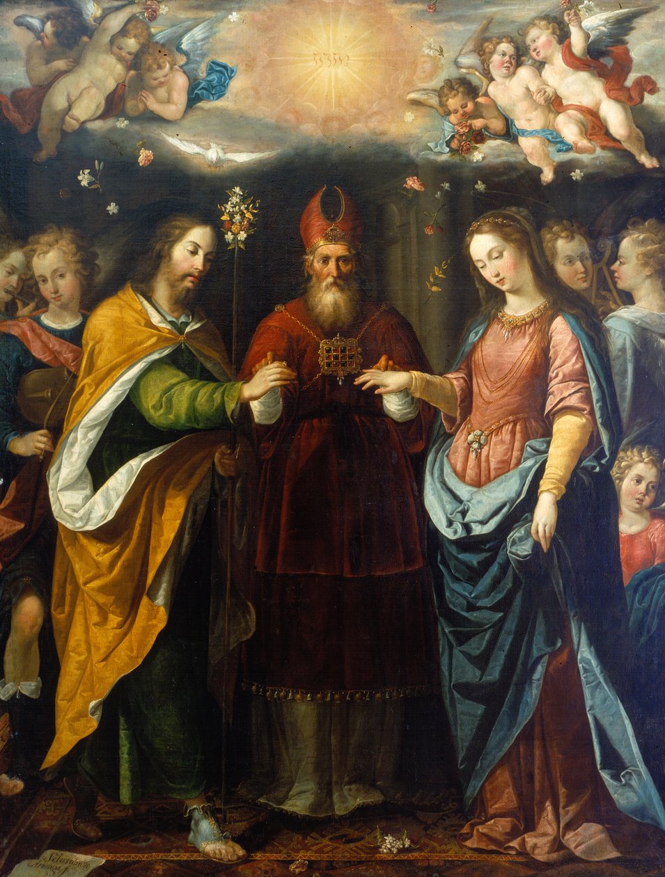 Les fiançailles de la Vierge - Sebastian Lopez de Arteaga