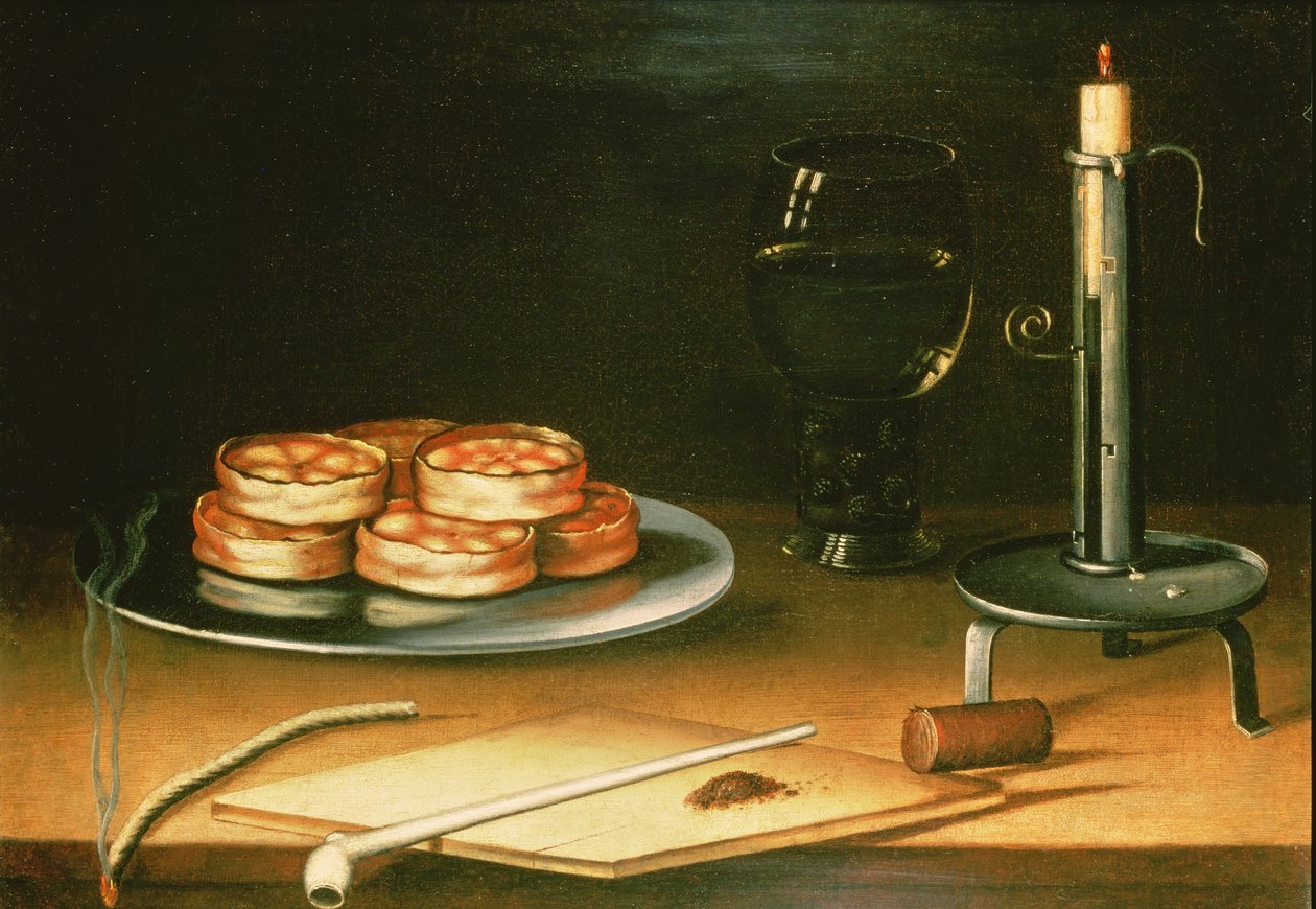 Nature morte avec tartes - Sebastian Stoskopff