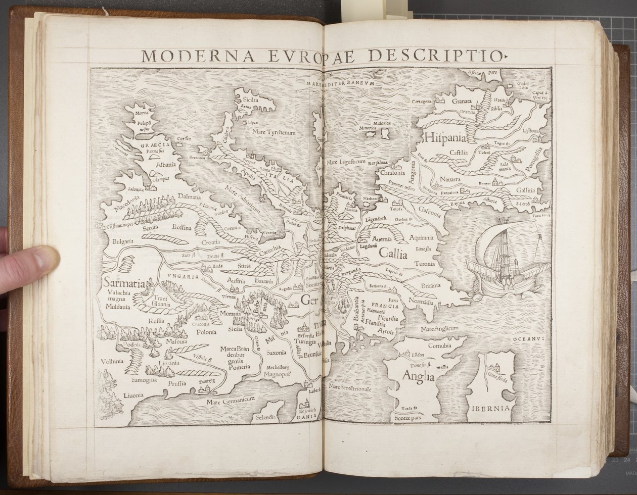 Europe, de Cosmographia, 1544 - Sebastian Munster
