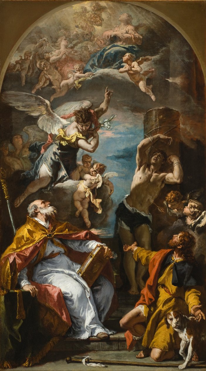 Une gloire de la Vierge avec l