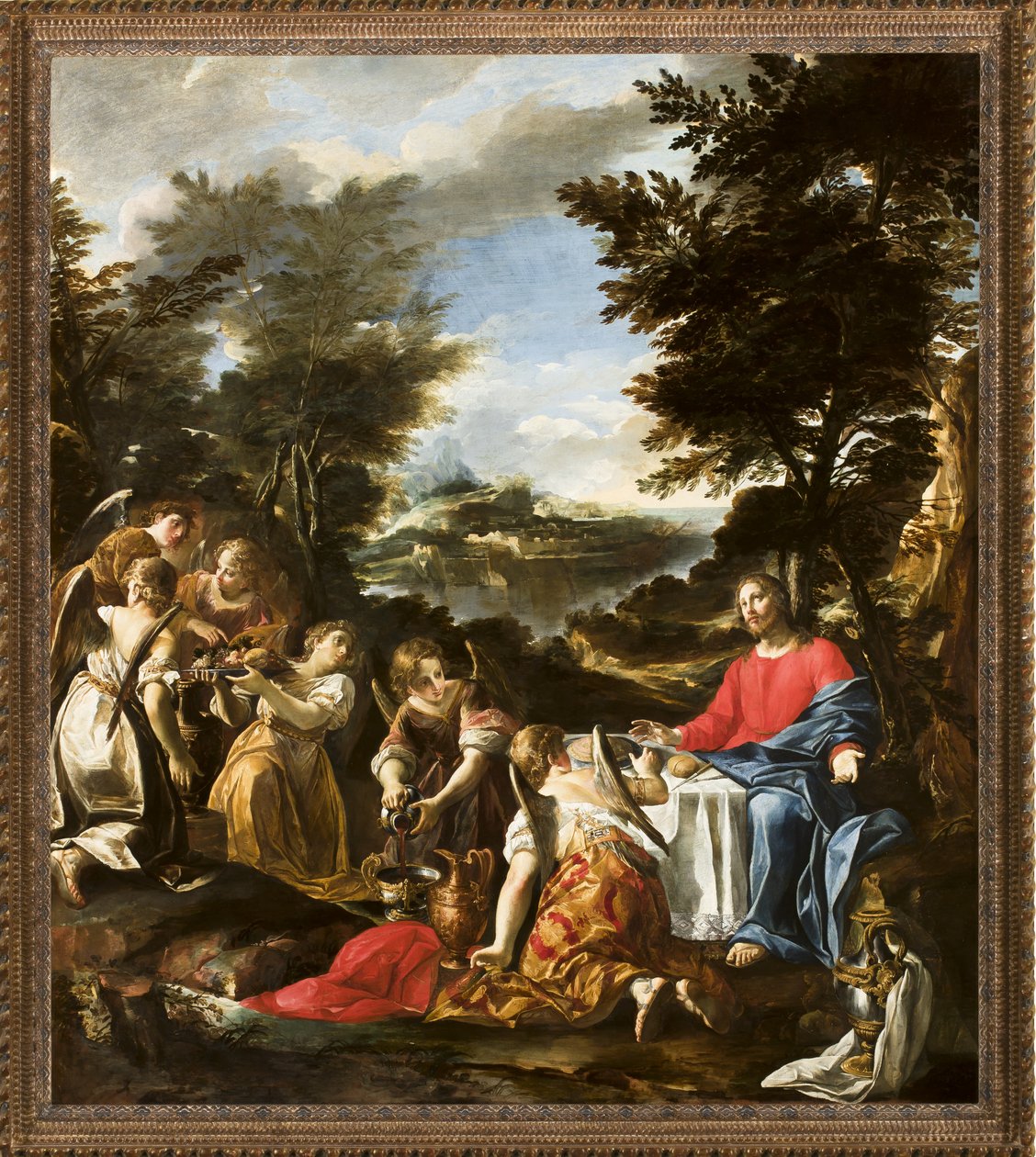 Le Christ servi par les anges, c.1695 - Sebastiano Ricci