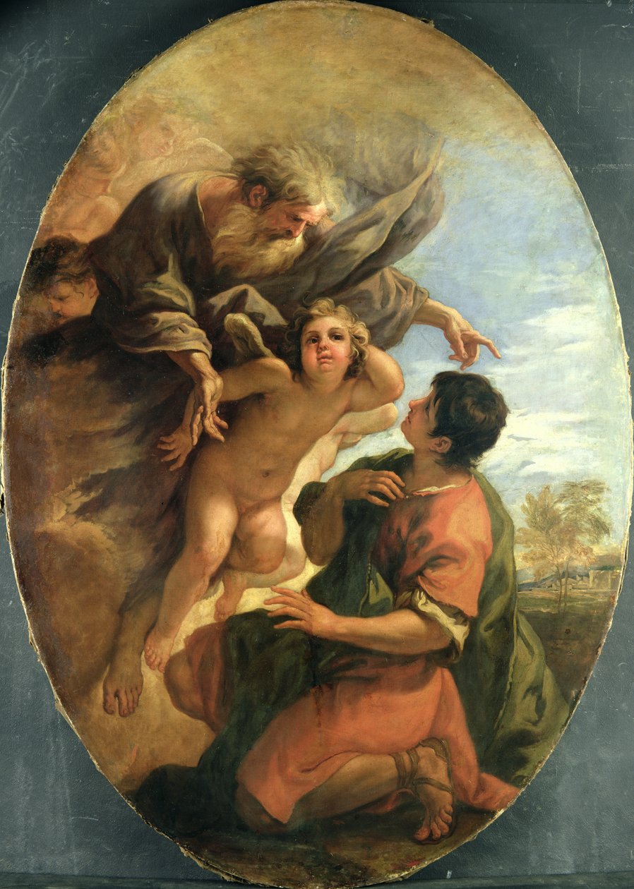 Dieu apparaît à Moïse dans le buisson ardent, c.1695-1700 - Sebastiano Ricci