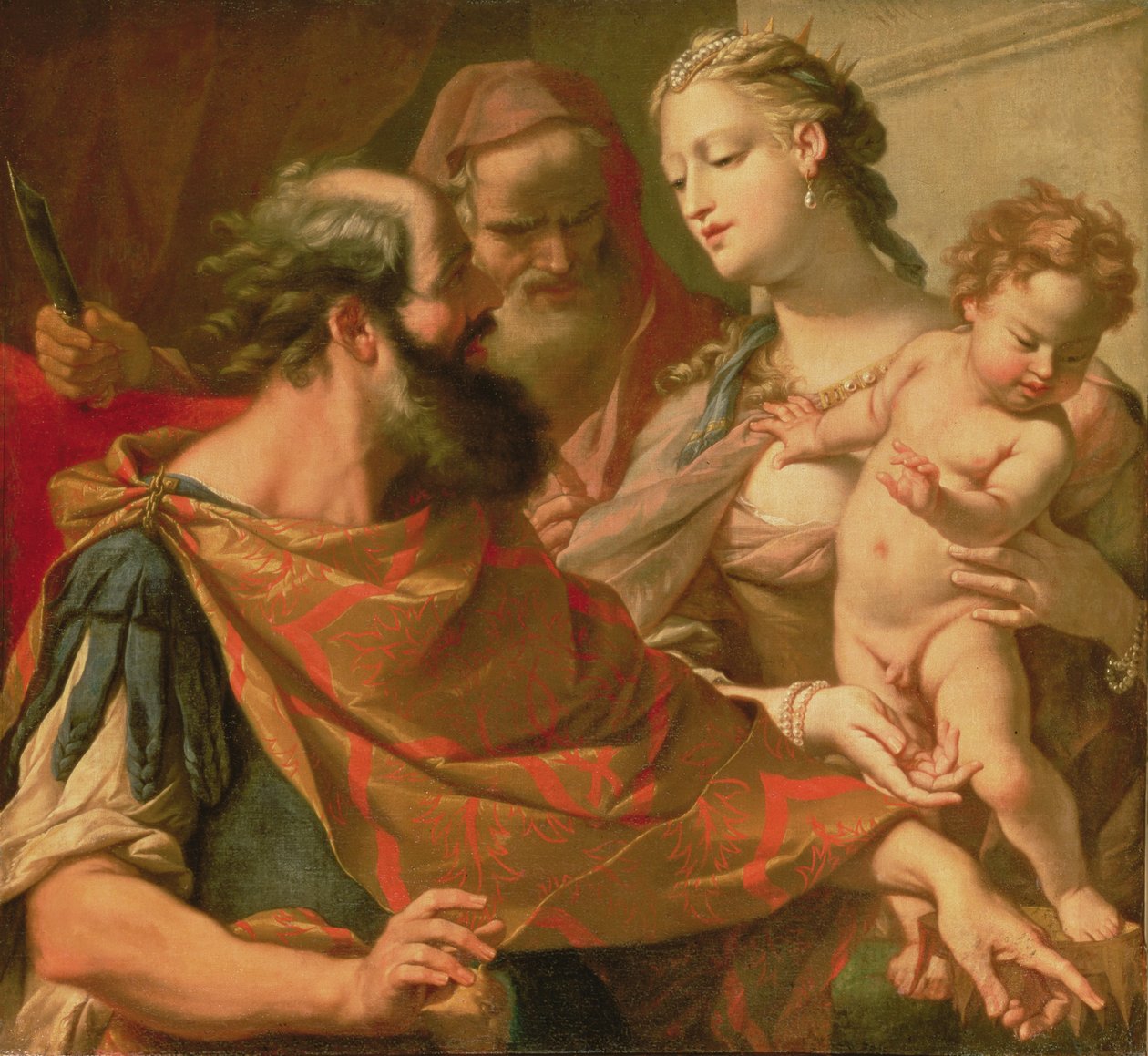Moïse marchant sur la couronne de Pharaon - Sebastiano Ricci