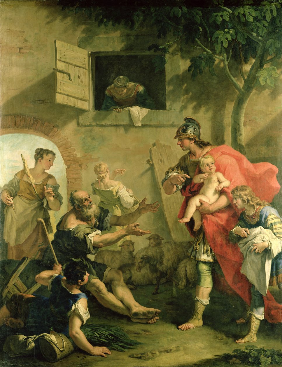 Le jeune Cyrus avec le berger - Sebastiano Ricci