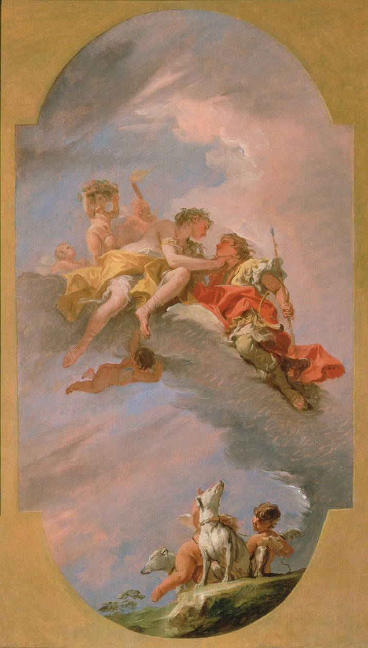 Vénus et Adonis - Sebastiano Ricci