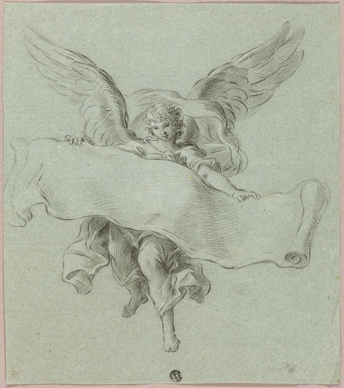 Ange avec parchemin - Sebastiano Conca