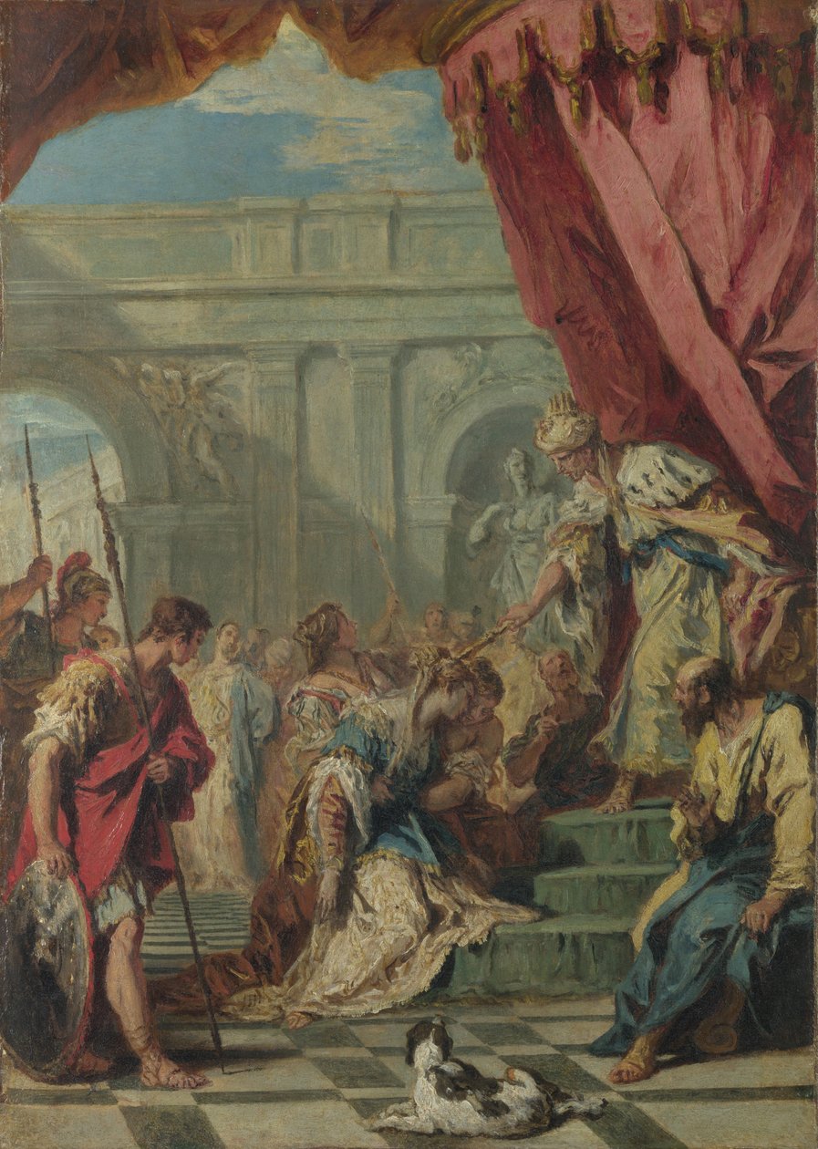 Esther devant Assuérus - Sebastiano Ricci