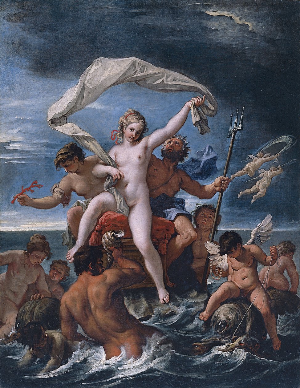 Neptune et Amphitrite - Sebastiano Ricci