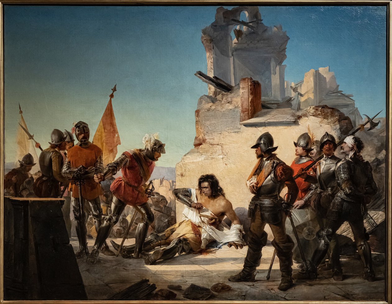 La mort de Francesco Ferrucci à Gavinana - Sebastiano de Albertis