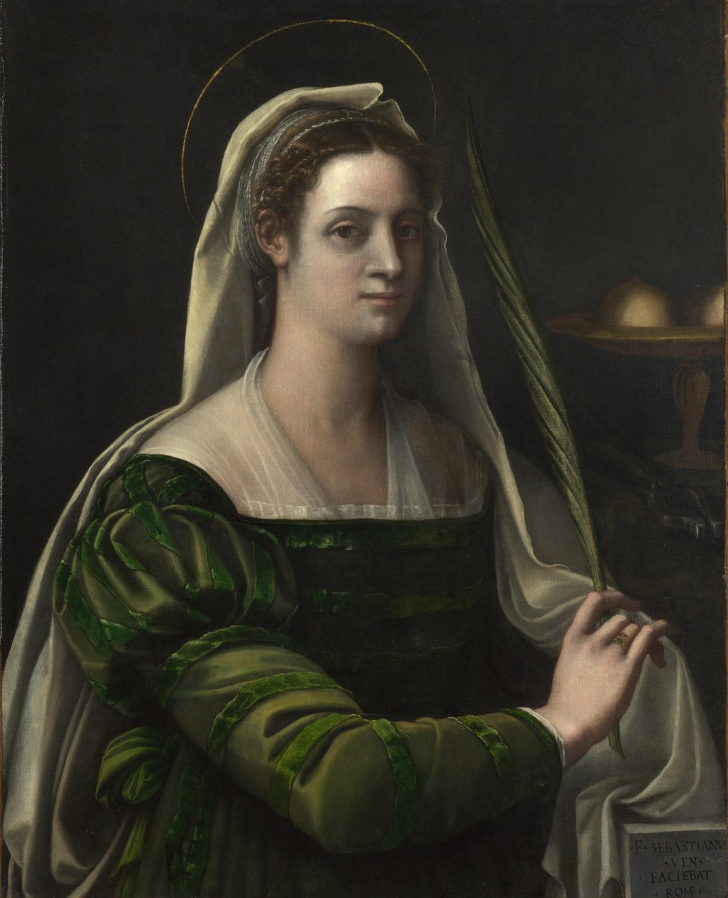 Sainte Agathe, vers 1540 - Sebastiano del Piombo
