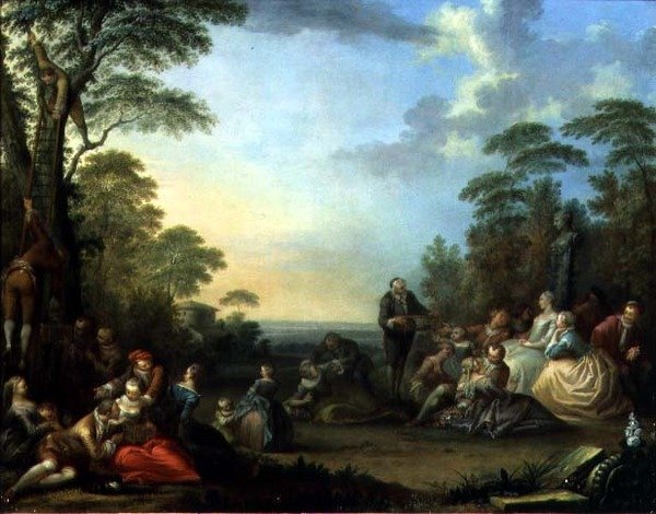 Les Oiseleurs, 1750 - Sebastien II Le Clerc