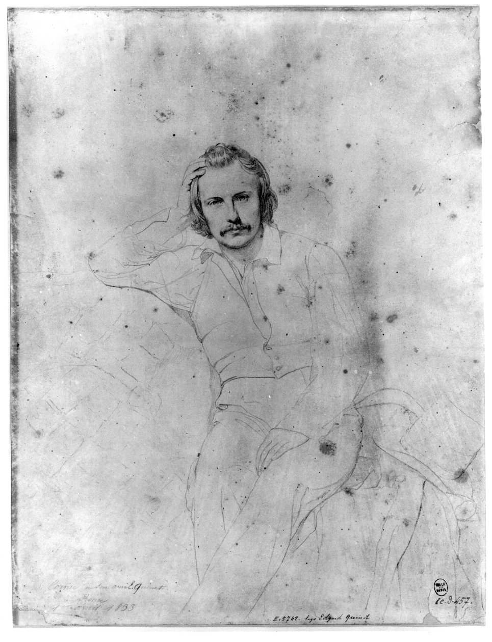 Edgar Quinet, 1833 - Sebastien Melchior Cornu