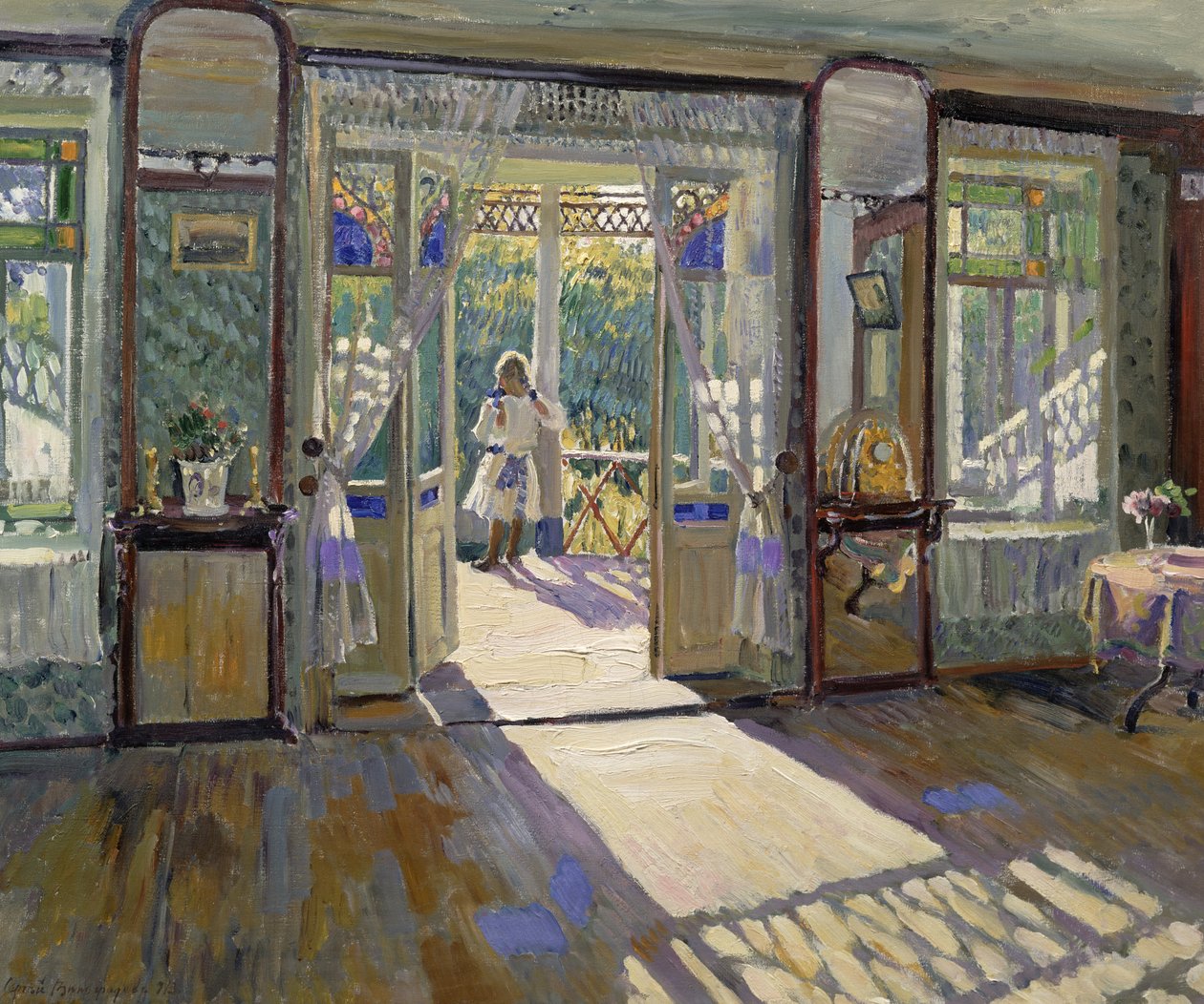 Dans une maison - Sergei Arsenevich Vinogradov