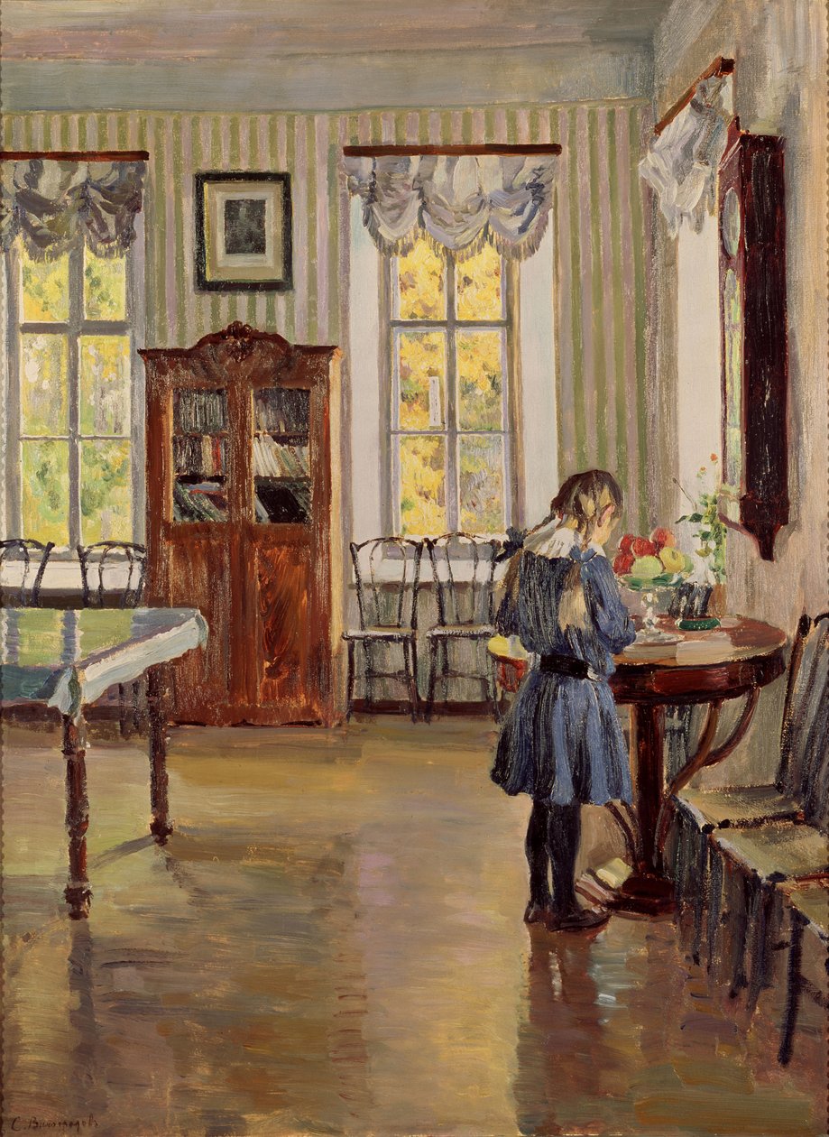 Dans une maison, 1913 - Sergei Arsenevich Vinogradov