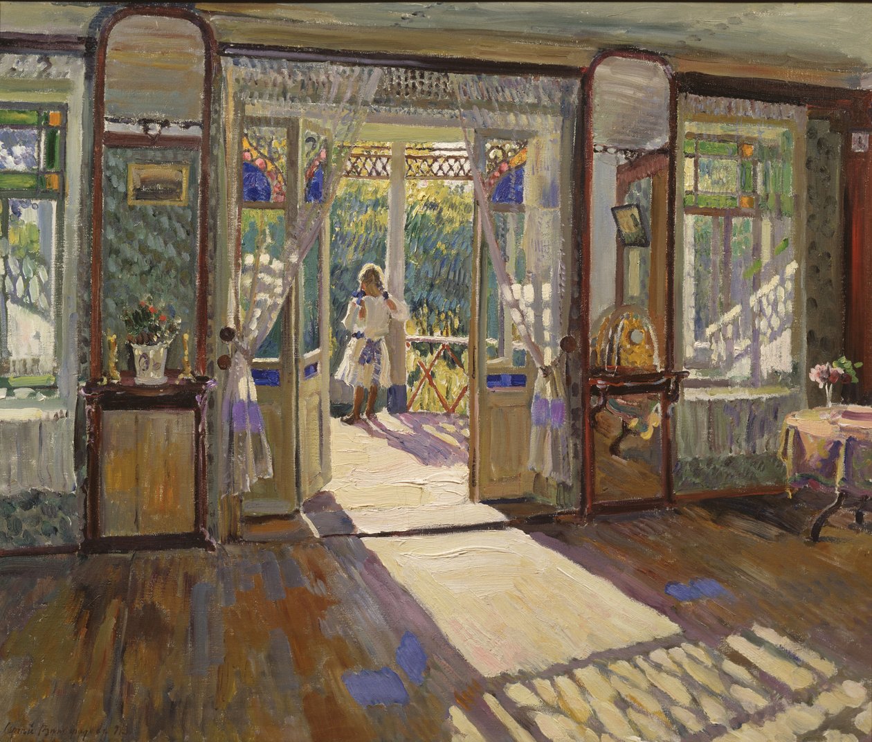 Dans une maison, 1913 - Sergei Arsenevich Vinogradov