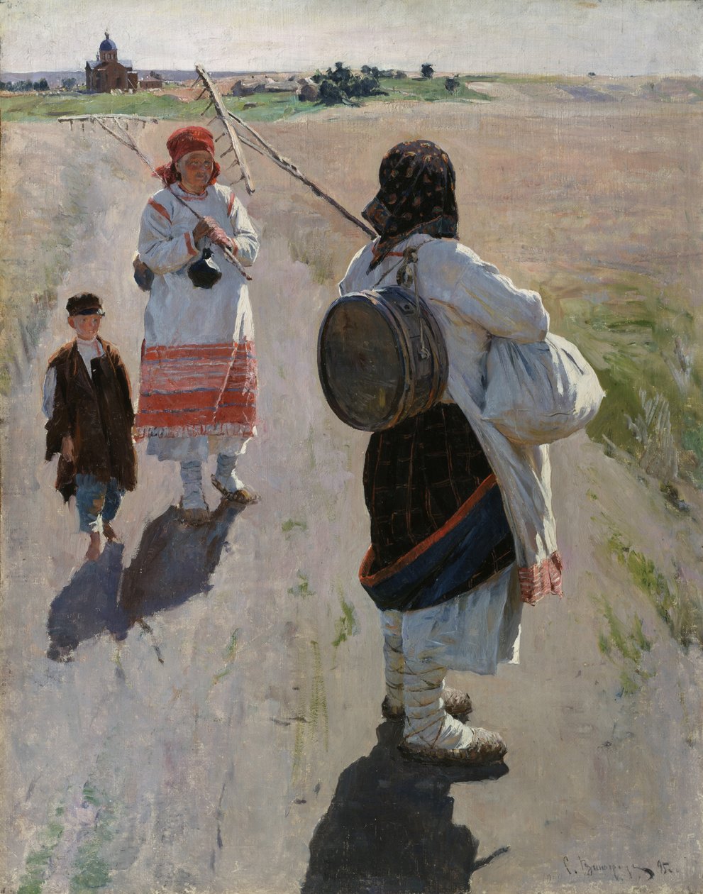 Au travail - Sergei Arsenevich Vinogradov