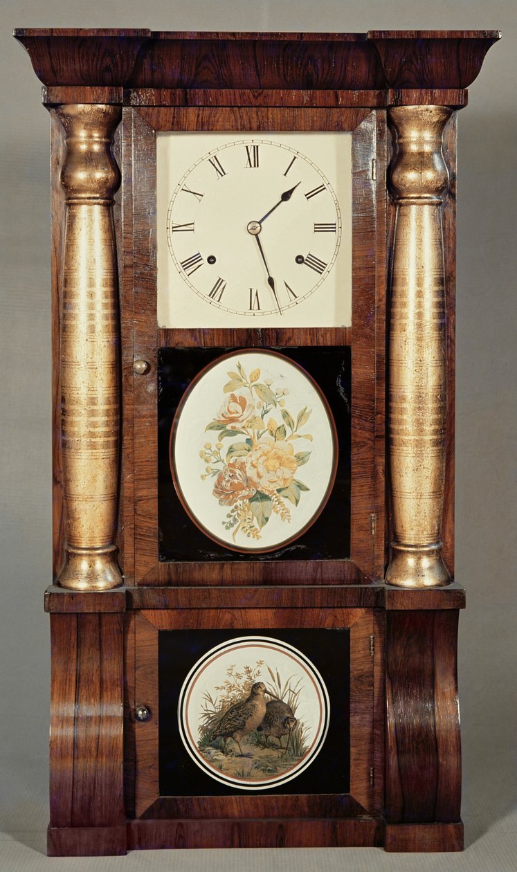 Horloge à colonnes, c.1855 - Seth Thomas