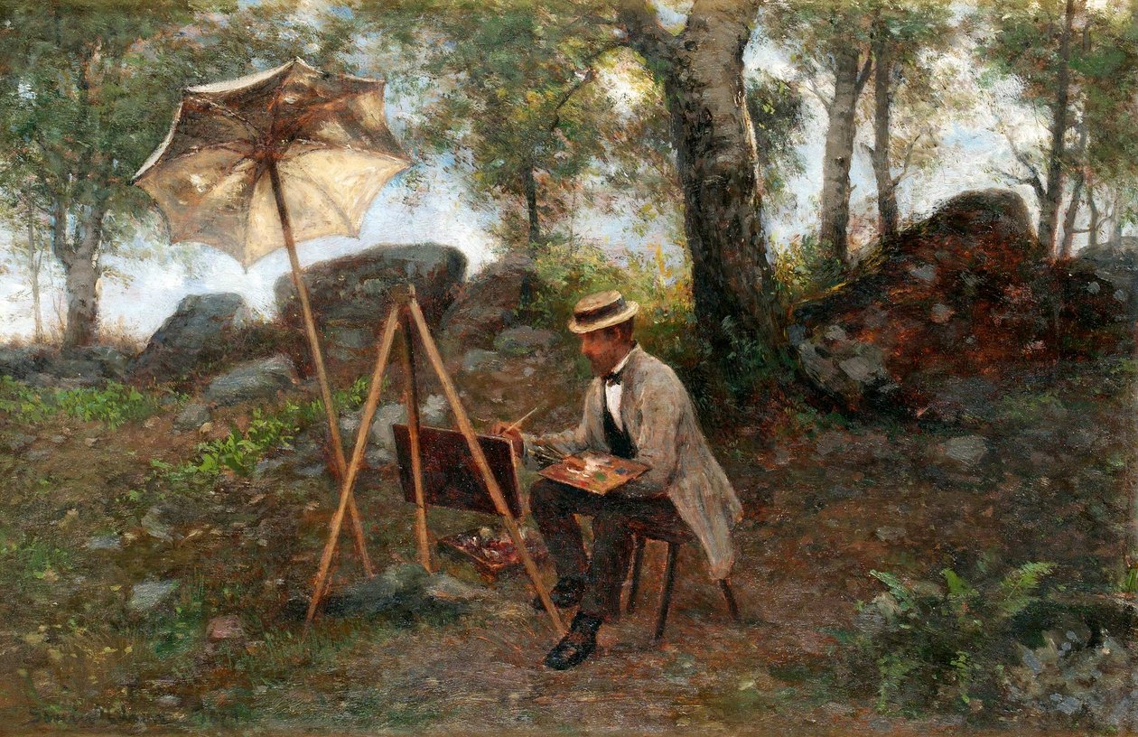 Le peintre en plein air - Severin Nilsson
