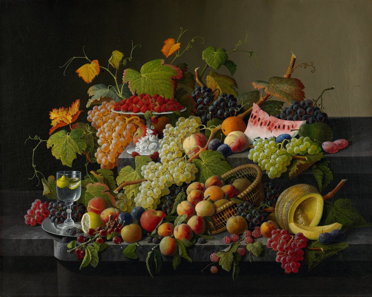 Fruits abondants, 1858 - Severin Roesen