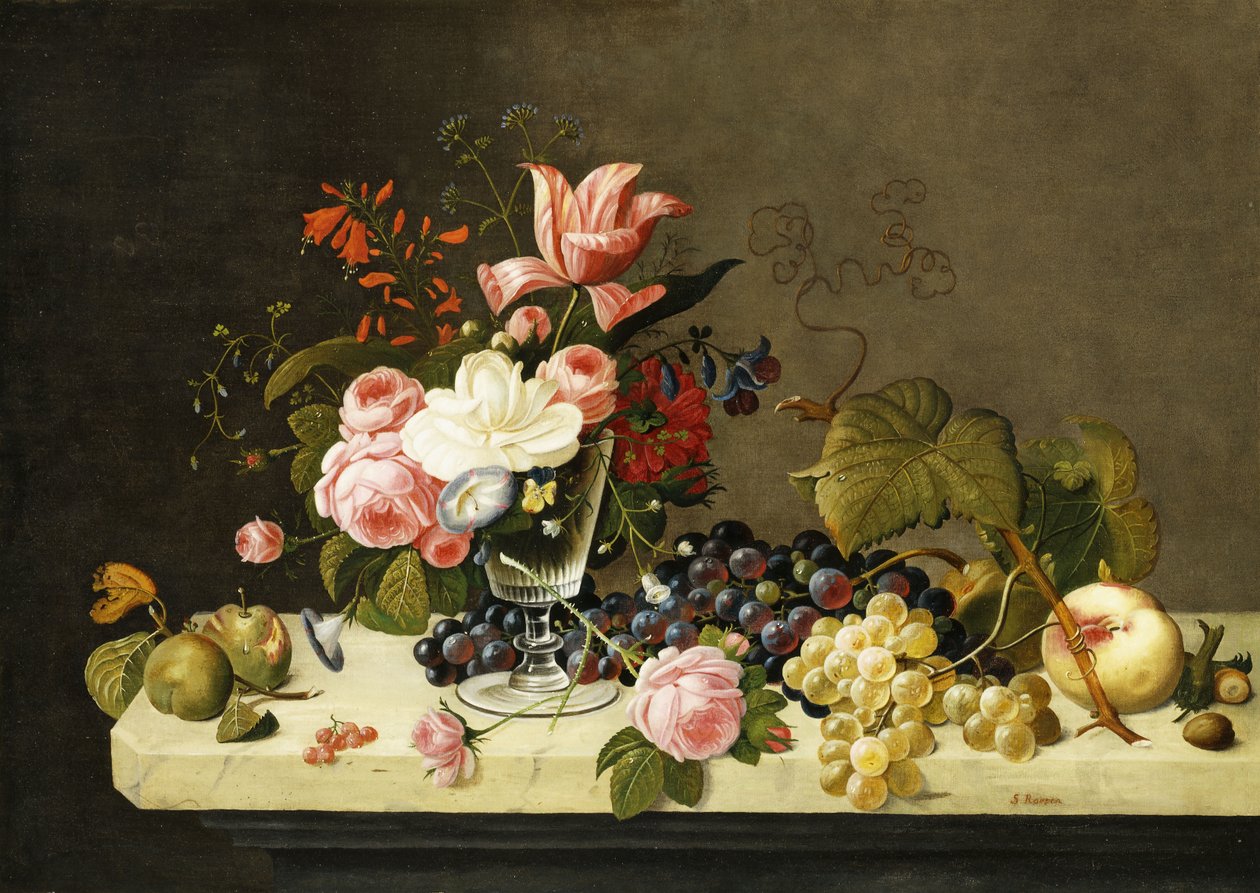 Fleurs et fruits - Severin Roesen