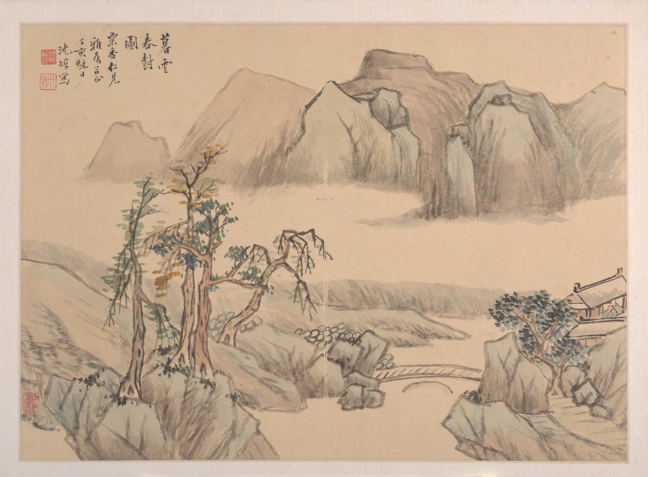 Paysage - Shen Zhuo