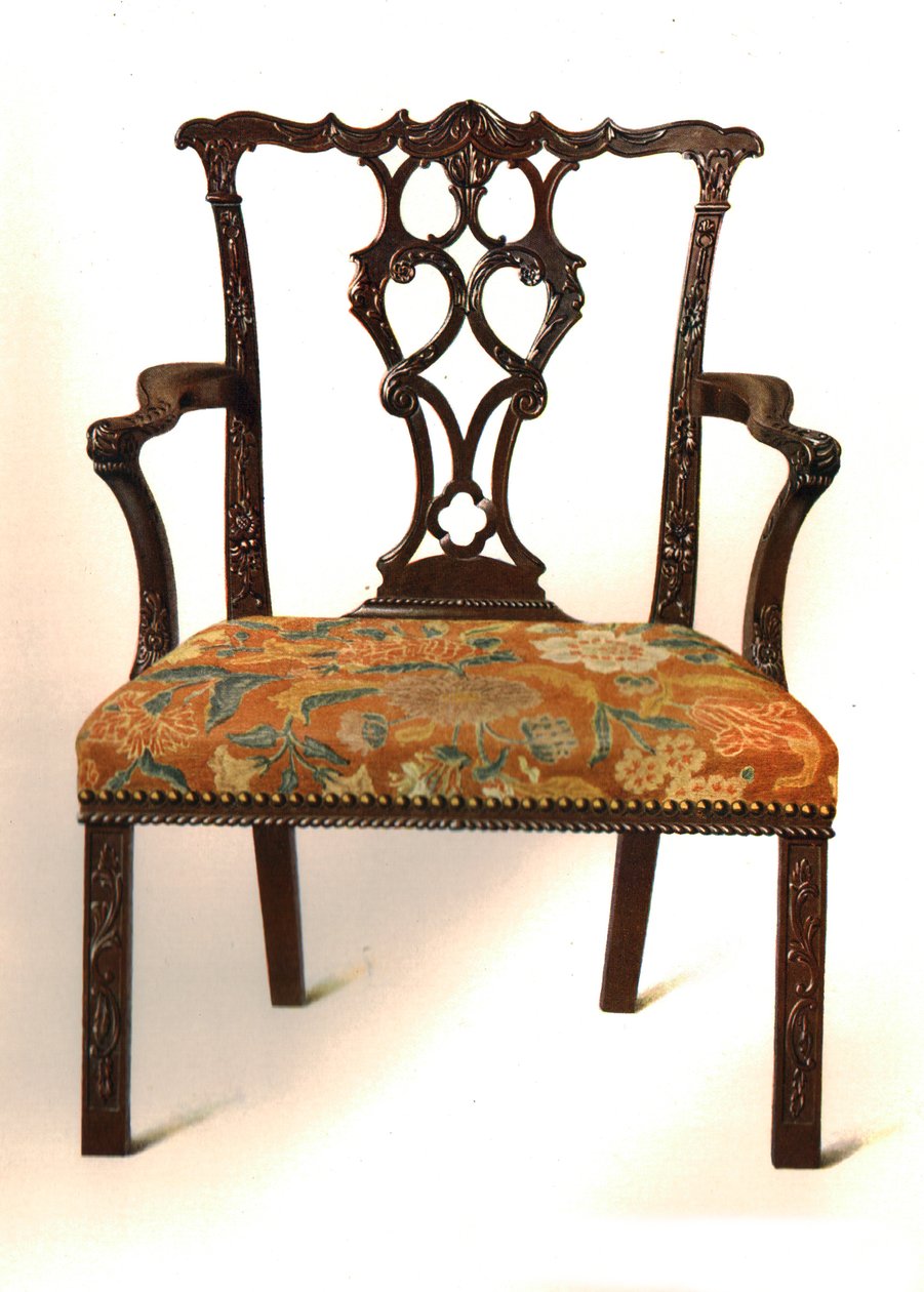 Chaise en acajou, 1906 - Shirley Charles Llewellyn Slocombe