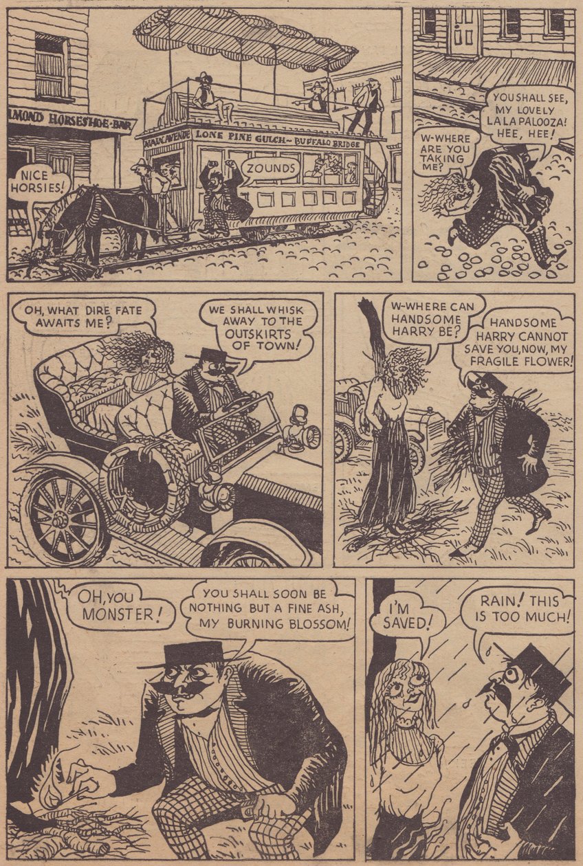 Desperate Desmond, bande dessinée, vers 1955 - Shirley Markham