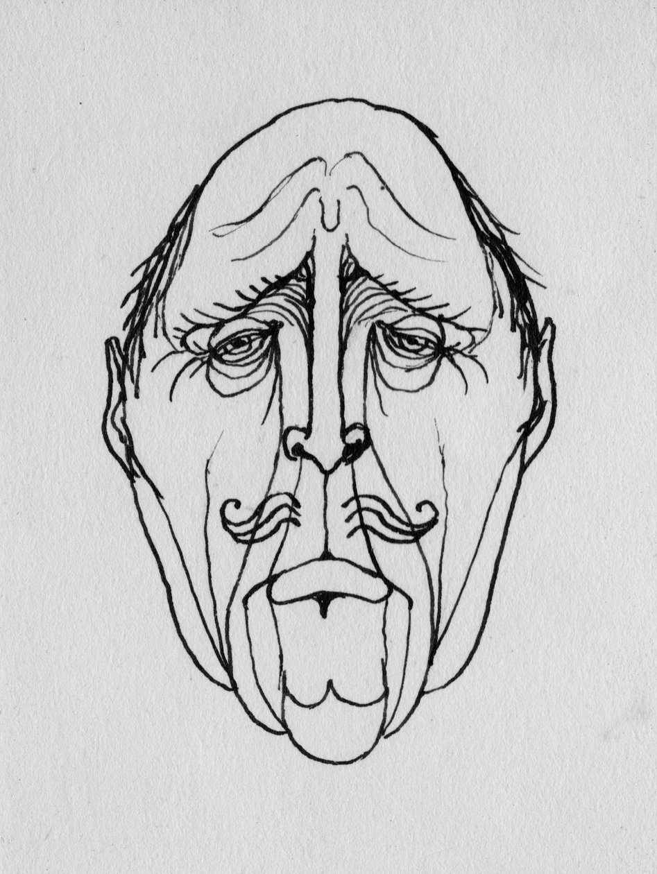 Visage grotesque, 1952 - Shirley Markham