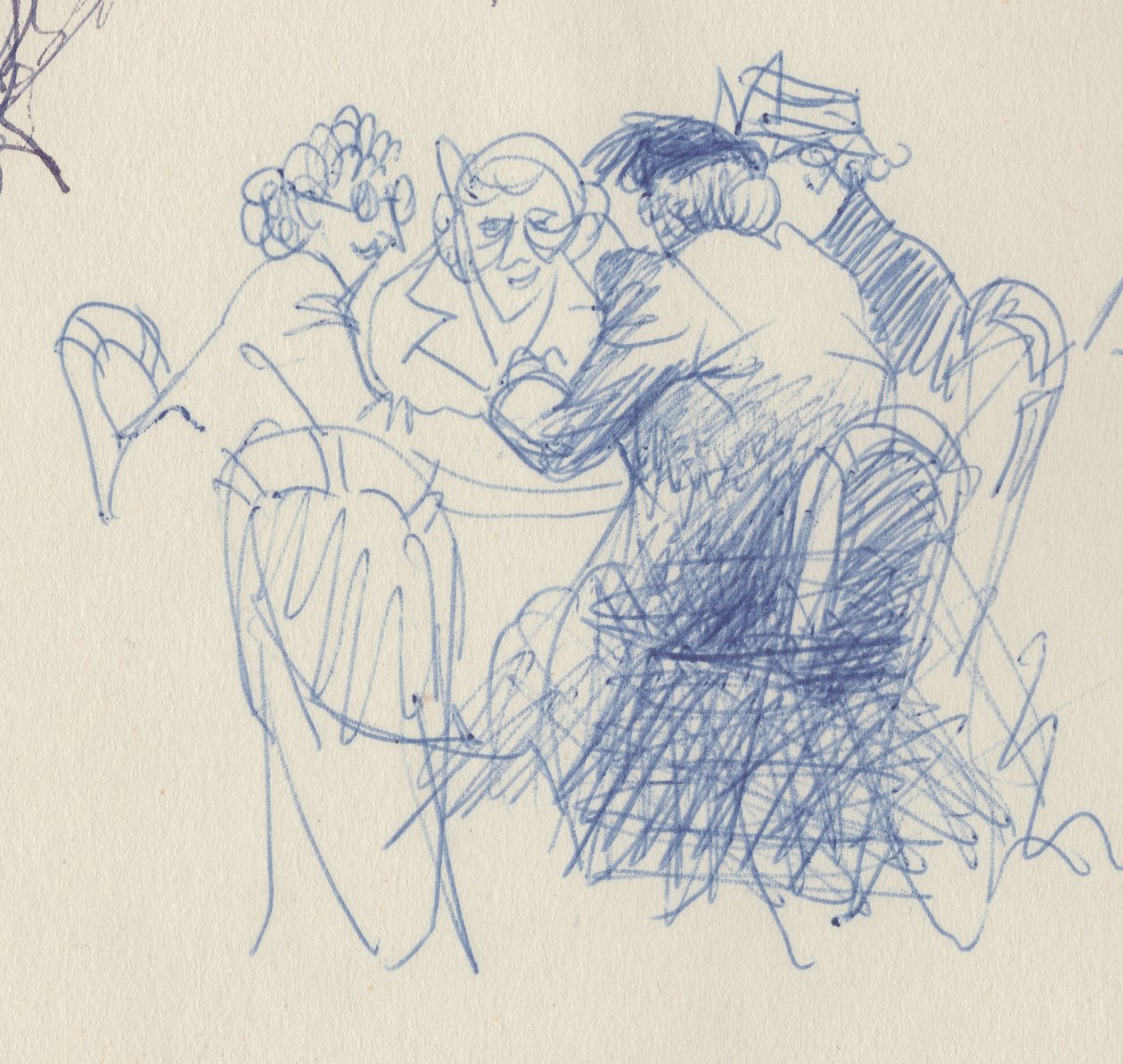 Groupe de femmes à une table, vers 1950 - Shirley Markham