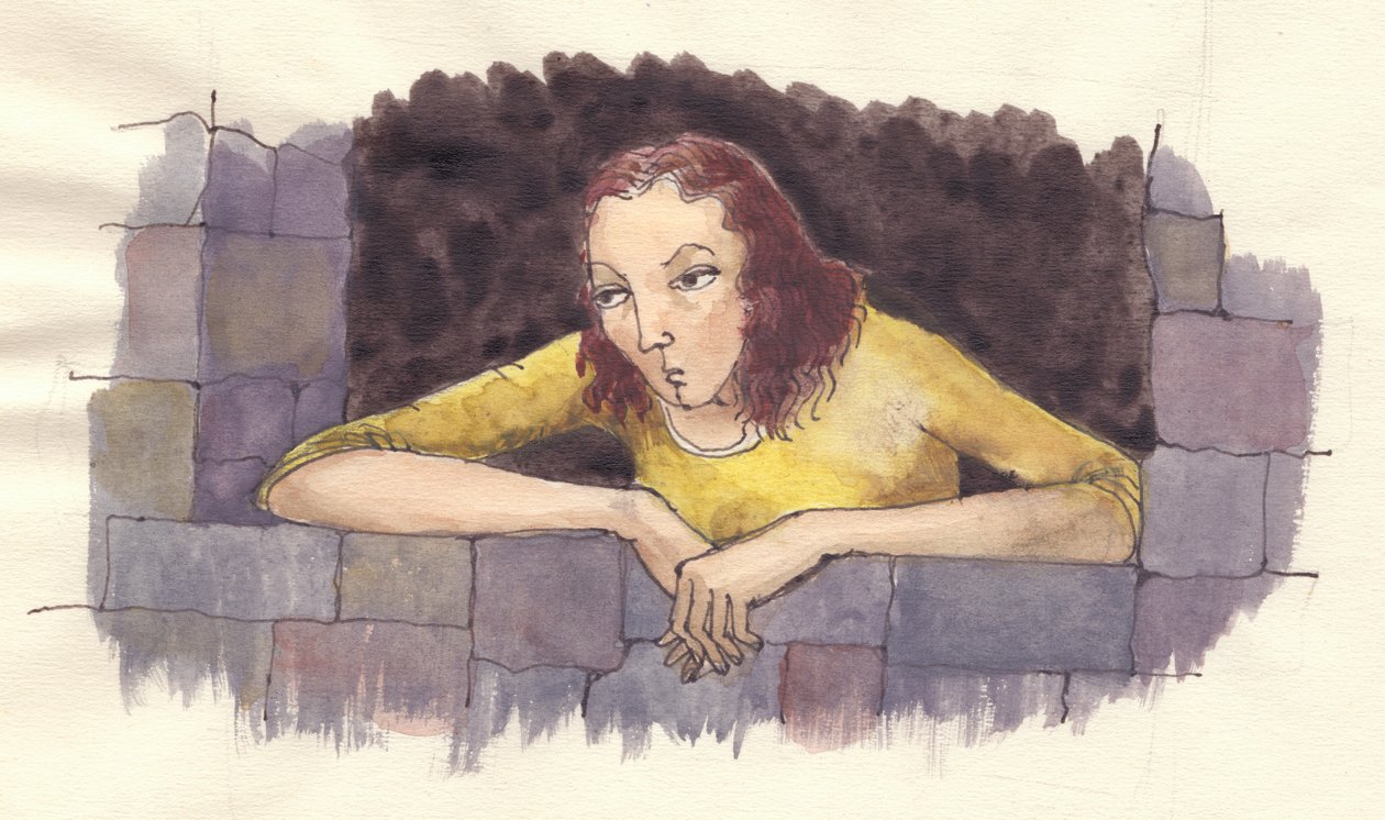 Femme grincheuse, vers 1950 - Shirley Markham